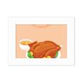 thumbnail image 1 of Happy Thanksgiving Day Turkey Pattern Photo Mount Frame Picture Art Painting Desktop 5x7 inch, 1 of 3