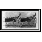 Historic Framed Print, Cement Ridge Old Man Mountain in dist., 17-7/8" x 21-7/8"