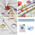 thumbnail image 4 of Spring Floral Blackout Curtains for Bedroom/Living Room, Thermal Insulated Kitchen Curtains, Pastoral Vintage Summer Botanical Grommet Darkening Window Treatment Drapes 52"x63"x2, 4 of 8