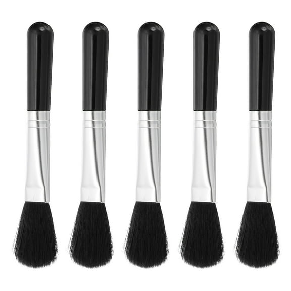 Camera Dusting Brush, Multifunction Cleaning Brush Keyboard Lens Pen,5 Pcs Black