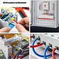 thumbnail image 2 of Conector de engarce de casquillos de 100 piezas para casquillos de alambre conector de sedal de Terminal juego de casquillos con estuche, 2 of 5