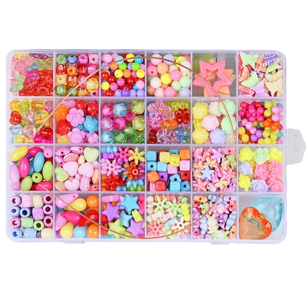 Juguete Con Cuentas Pulsera DIY 24 Rejillas para Regalos Navideños