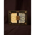 thumbnail image 5 of KEM Arrow Poker Size Playing Cards: 2 deck set Black and Gold, Wide Jumbo Index, 5 of 5