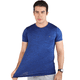 thumbnail image 2 of Playera Deportiva Hombre Running Gym Azul Rey Manga Corta, 2 of 4