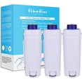 thumbnail image 1 of 3-Pack PrimaPure Coffee Espresso Machine Water Filter Replacement for DeLonghi DLSC002, SER3017, 5513292811, Esam, ECAM, ETAM Series, 1 of 6