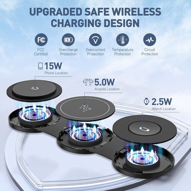 3-in-1 Wireless Charging Station for Apple Devices photo 2