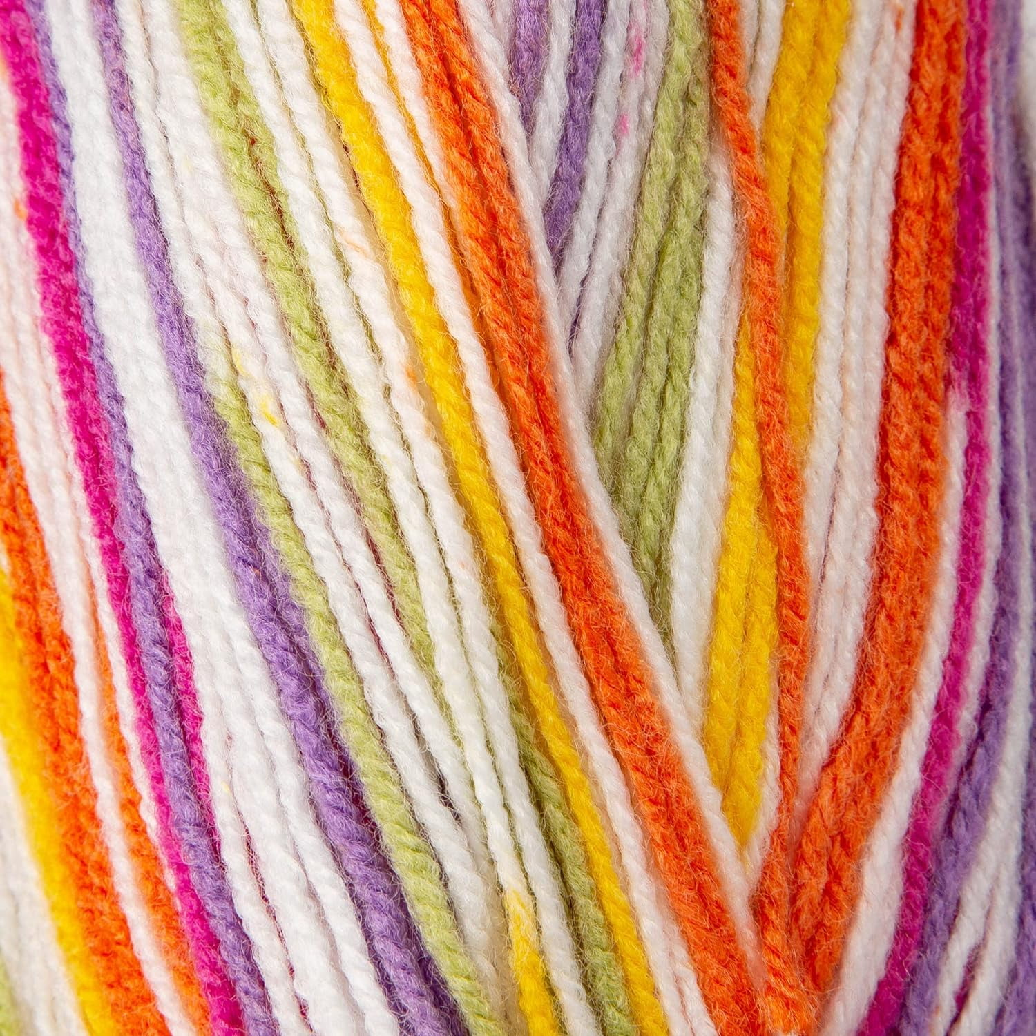 3 Skeins of Sensy Candy Yarn, 3.5 oz, 251 Yards, Multicolor Yarn for Crocheting and Knitting, Craft Yarn, Gauge 3 Light (5432)