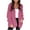 Pink, variant on Scyoekwg Womens Jacket Zipper Hooded Jackets Long Sleeve Casual Solid Color Fashion Loose Lightweight Coats (Khaki,XXL)