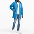 thumbnail image 5 of LNZGNM Hoodie for Men Oversized Zip Up Fleece Sweatshirts with Pockets, Long Sleeve Relaxed Fit Winter Coat, Sky Blue (XXXXXL), 5 of 6
