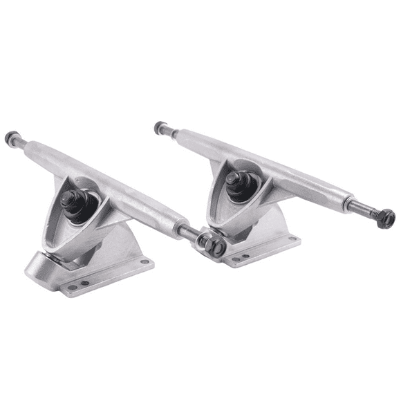 2X 7Inch LongBoard Trucks Skateboard Truck for Flat-Plate Bridge Aluminum Universal Longboard Skate Board Bracket,Silver