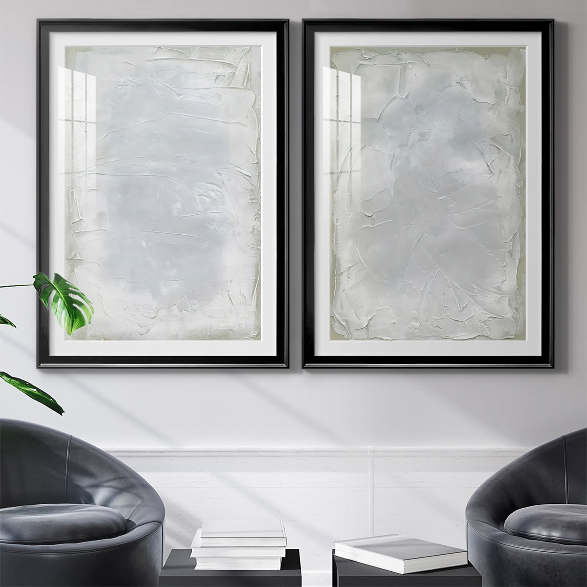 Wexford Home Subtle Transitions I Premium Framed Print, 22.5" x 30.5" - Ready to Hang, Black (Set of 2)