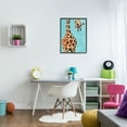 thumbnail image 2 of The Stupell Home Decor Collection Curious Giraffe Chewing Leaves Framed Giclee Texturized Art, 2 of 8