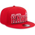 thumbnail image 3 of Men's New Era Red Atlanta Hawks Gameday 9FIFTY Snapback Hat, 3 of 6