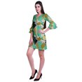 thumbnail image 3 of Moomaya Womens Imprimé Courte Robe Cloche Manches Robes de Décalage pour les Femmes Vêtements d'Été Occasionnels, 3 of 6