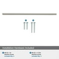 thumbnail image 5 of Amerock Bar Pulls 10-1/16 inch (256mm) Center-to-Center Satin Nickel Cabinet Pull, 5 of 8