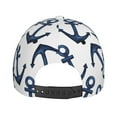 thumbnail image 7 of Wukai Navy Blue Anchor Baseball Cap: Comfortable, Stylish, and Adjustable Hat for Sports, Daily Wear, and Outdoor Activities-One Size, 7 of 7