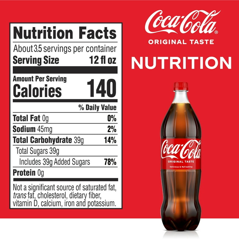 Coca-Cola Soda Pop, 1.25 Liters Bottle - Walmart.com