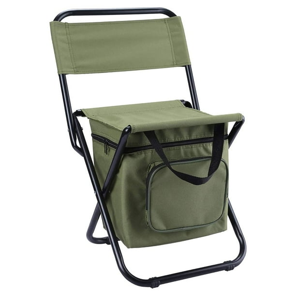 Ourlova Fishing Chair Portable Folding Ice Bag Chair With Storage Bag  Compact Fishing Stool For Indoor Outdoor Camping Hiking