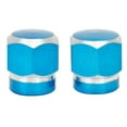thumbnail image 2 of Trik Topz LLC Valve Caps Triktopz Hex 2-Tone Blue 1 Pair/Pack - HTC-BL-2PK, 2 of 2