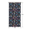 thumbnail image 5 of Dark Blue Little Princess Pattern Shower Curtain 36"x72" ,Bathroom Decorative Shower Curtains Set with 12 Hooks,Modern Waterproof Washable Shower Curtain, 5 of 6