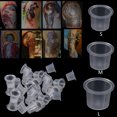 thumbnail image 1 of Garosa Tattoo Pigment Ink Cup,1000Pcs/Bag Tattoo Ink Cap Cup Plastic Microblading Pigment Accessories Holder Container 3Sizes,Ink Pigmet Cup, 1 of 7