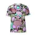 thumbnail image 5 of Invader Zim T-Shirt for Men Novelty 3D Pritneted Casual Short Sleeve Tees Shirt Summer Street T Shirt Top, 5 of 7
