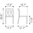 thumbnail image 6 of Revolution Dining Chair Beige, 6 of 6