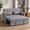 Chenille - Light Gray, variant on Xiweot 54" Sleeper Sofa Bed, Convertible Pull Out Couch for Living Room Apartment, Chenille Loveseat Sleeper with Adjustable Backrest, USB Ports, Cup Holders & Side Table, Easy Assembly (Dark Gray)