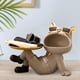 thumbnail image 1 of Bandeja de resina para almacenamiento de perros perfecl Estatua de resina Beige, 1 of 8