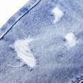 thumbnail image 6 of KIDSCOOL SPACE Baby Boys Jeans,Elastic Band Inside Straight Fit Ripped Denim Pants,Light Blue,12-18 Months, 6 of 6