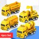 thumbnail image 2 of Factory Wholesale Educational Children's Toy Warrior Engineering Vehicle Model Four Mini Cars Gong Bohan LED, 2 of 2