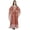 Rose Brown, variant on Moomaya Long Beach Sheer Kaftan Dress For Women Printed Beachwear V-Neck Swimsuit Resort wear Kimono Cover Up
