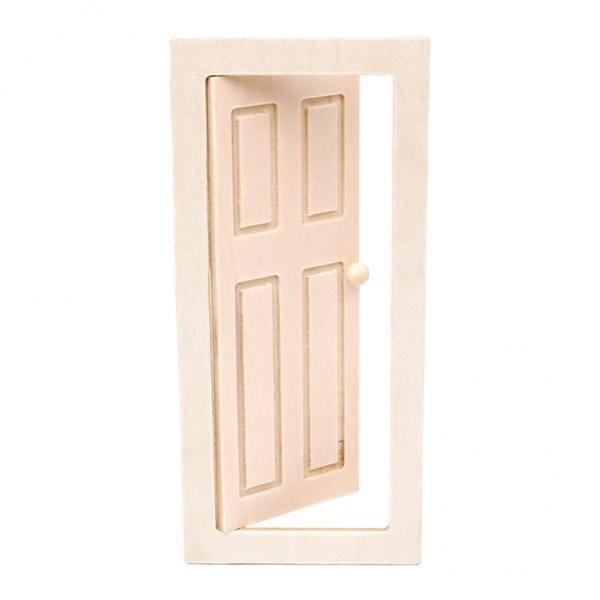 2x1/12, Puerta De , Modelo DIY, Accesorios De Muebles Para Niñas, Y 2 piezas CUTICAT puerta de la casa de muñecas
