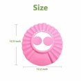 thumbnail image 4 of Casewin Baby Shower Cap for Boy Adjustable Toddler Bath Shampoo Hat with Ear Protection 3Pcs Children Wash Hair Foam Shield Hats Protect Your Baby Eyes, 4 of 5