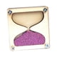 thumbnail image 4 of Accesorio de reloj de arena de madera para tablero de actividades, material práctico para enseñar habilidades para viajes Rosa oscuro, 4 of 7