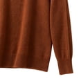 thumbnail image 4 of fatyb Boys Girls Knit Sweater Mock Neck Thermal Pullover Casual Kids Long Sleeve Fall Winter School Tops, 4 of 5