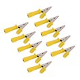 thumbnail image 4 of Pinza de prueba para terminales, 10 piezas, pinzas de cocodrilo aisladas, pinzas para cables, pinzas de prueba eléctricas de vanguardia, 4 of 8