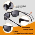 thumbnail image 3 of Gafas de sol con bifocal para lectura JO 2 paquetes UV400 para hombres negro/gris, 3 of 8