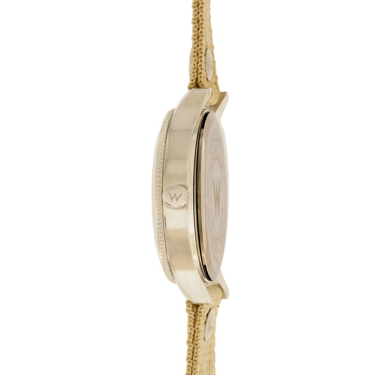 【NikeLANCE4TITANIUMWatch】WA0020WG88-0010 Wrangler 48mm Round Black Dial, Natural Wheat Colored Nylon