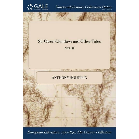 Sir Owen Glendowr and Other Tales; VOL. II (Paperback)