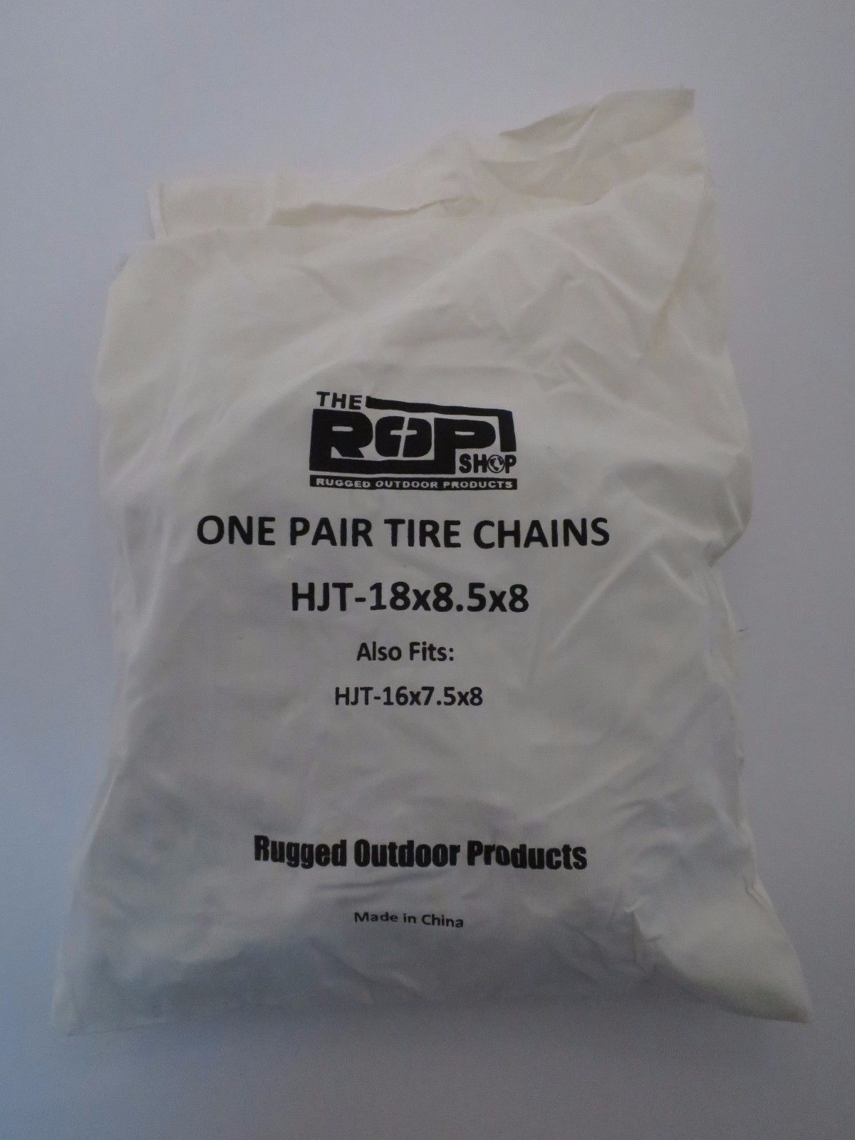 The ROP Shop | Pair 2 Link Tire Chains 18x8.5x8 For Simplicty Lawn Mower Garden Tractor Rider. TRS Part Number: 100149 - image 5 of 5