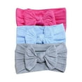 thumbnail image 6 of Girls Headbands Cute Bowknot Hairbands Size 0-3 Toddlers Trendy Stretchy Elastic Solid Color Hair Accessories Ribbons, 6 of 7