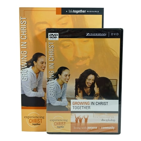 Growing in Christ Together DVD & Study Guide Book Set - Great for Bible Study