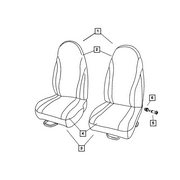 Genuine OE Mopar Front Seat Cushion, Passenger - TF981DVAA