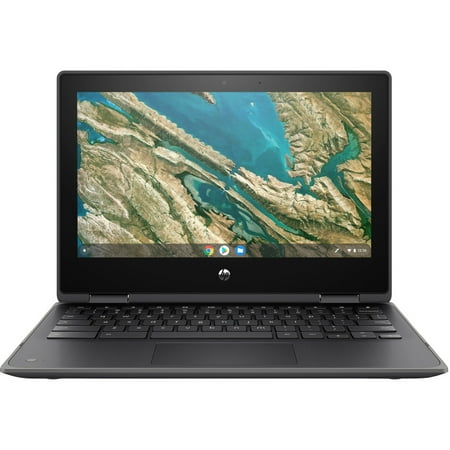 HP - Chromebook x360 11 G3 EE 11.6" Touch-Screen Chromebook - Intel Celeron - 4 GB Memory - 32 GB eMMC