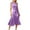 Purple, variant on Women's Belted Shirt Dress, Short Sleeve Lapel Collar Pocket Casual Dress for Smart Casual Office, Brunch
