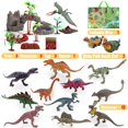 thumbnail image 3 of Dinosaur Toys for Boys Ages 3-6, Dinosaur Figures Set with Play Mat and Dinosaur Cars, Toddler Toys for 3 4 5 6 Years Old Boys, 3 of 8