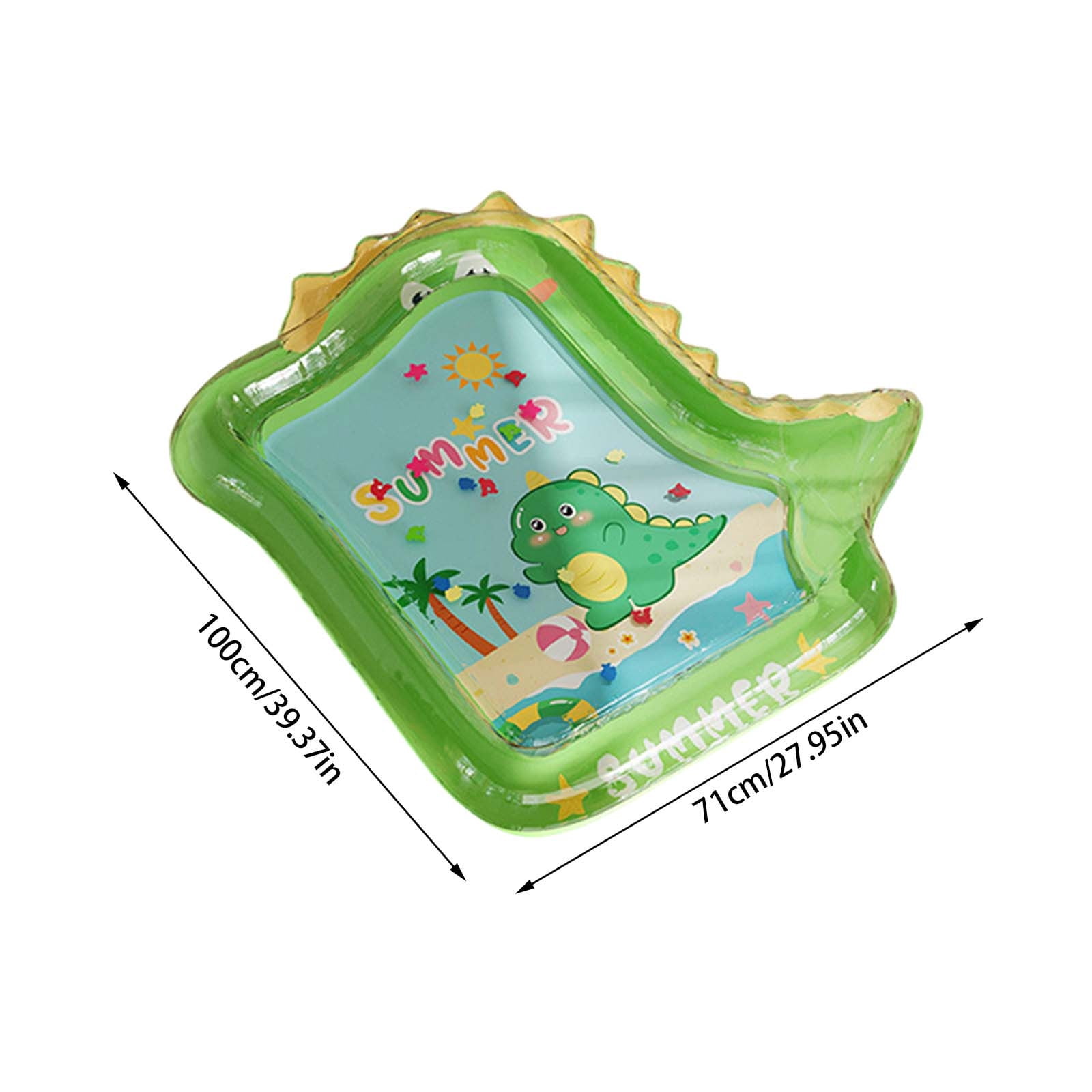 Inflatable Water Sensory Play Mat for Indoor Cats Interactive Ocean Themed Pet Toy Durable Crawling Cushion