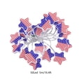thumbnail image 3 of Star Flag String Lights 150-500cm, Independence Day Patriotic LED Decoration, Red White Blue Multi Length Options, Plastic Durable Waterproof for 4th of July, Indoor Outdoor Memorial Day Decor, 3 of 7