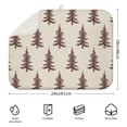 thumbnail image 2 of 2 Pcs Merry Christmas Dish Drying Mat - 18 X 24 Inch Santa Absorbent Microfiber Kitchen Counter Mat Xmas Housewarming Gift for Home Cooks, Dish Drying Pad for Dishes, Cups, Utensils, Pots & Pans, 2 of 3